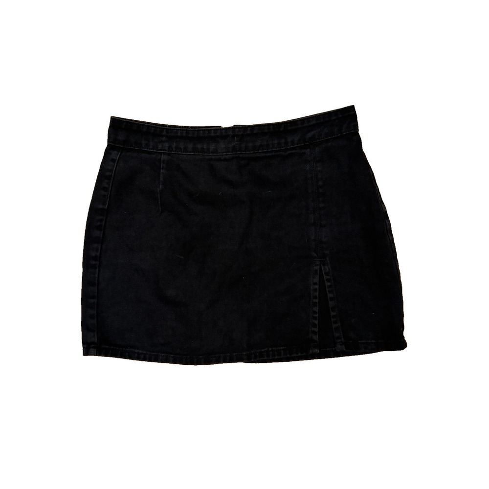 Lioness Women's Size Medium Black Denim Skirt